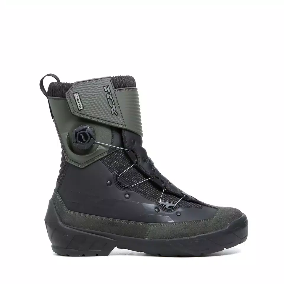 INFINITY 3 GTX MEN'S WATERPROOF MOTORCYCLE BOOTS - BLACK/MILITARY GREEN -  - 2