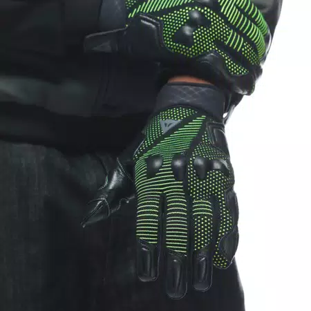 UNRULY ERGO-TEK GLOVES - ANTHRACITE/ACID-GREEN - 4