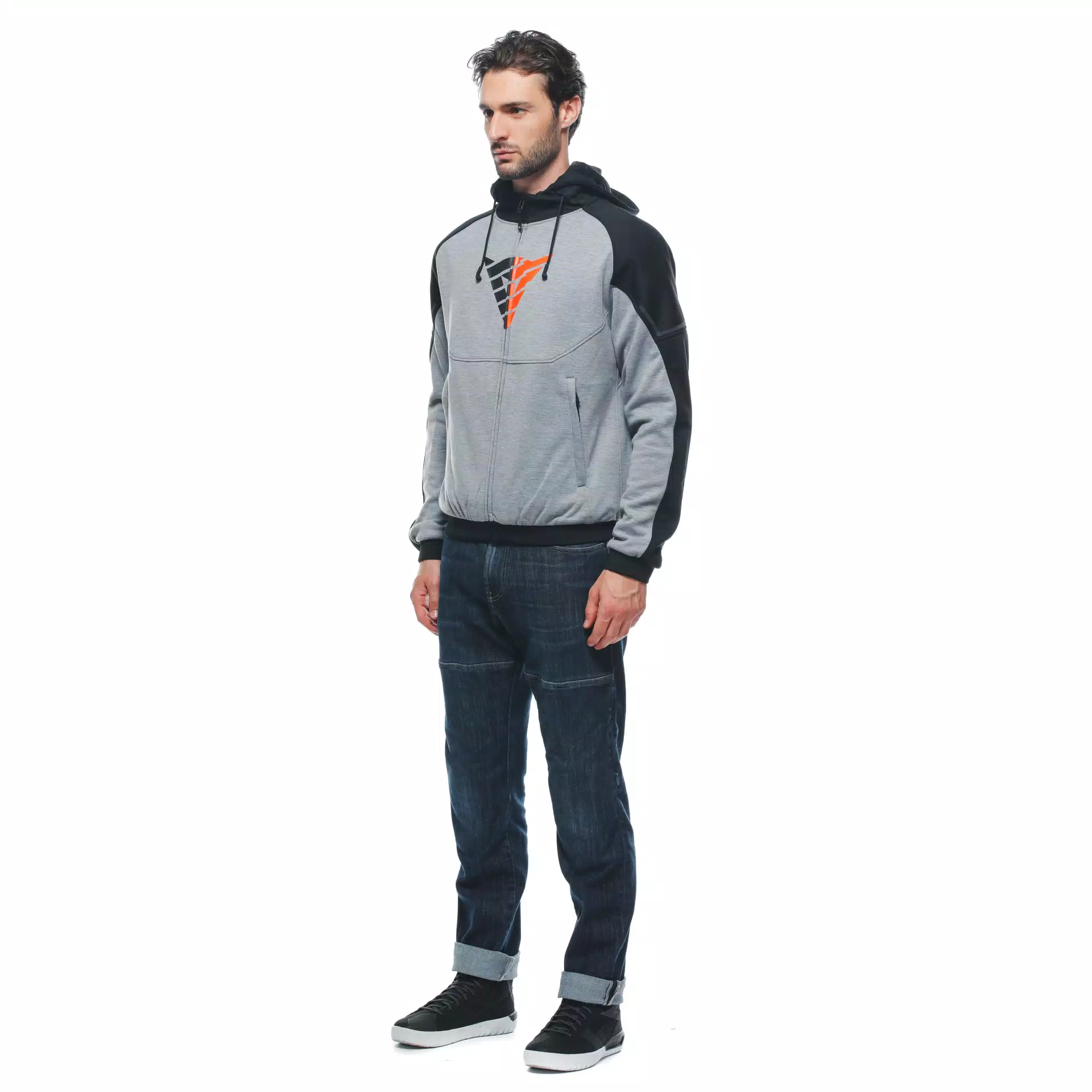 DAEMON-X SAFETY HOODIE - GIACCA MOTO IN TESSUTO UOMO