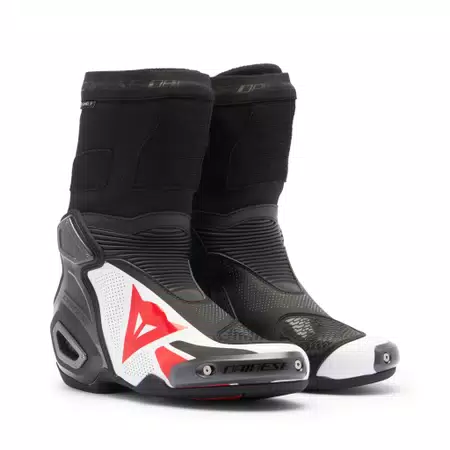 AXIAL 2 AIR - MEN'S MOTORCYCLE RACING SUMMER BOOTS - BLACK/WHITE/LAVA-RED - 1