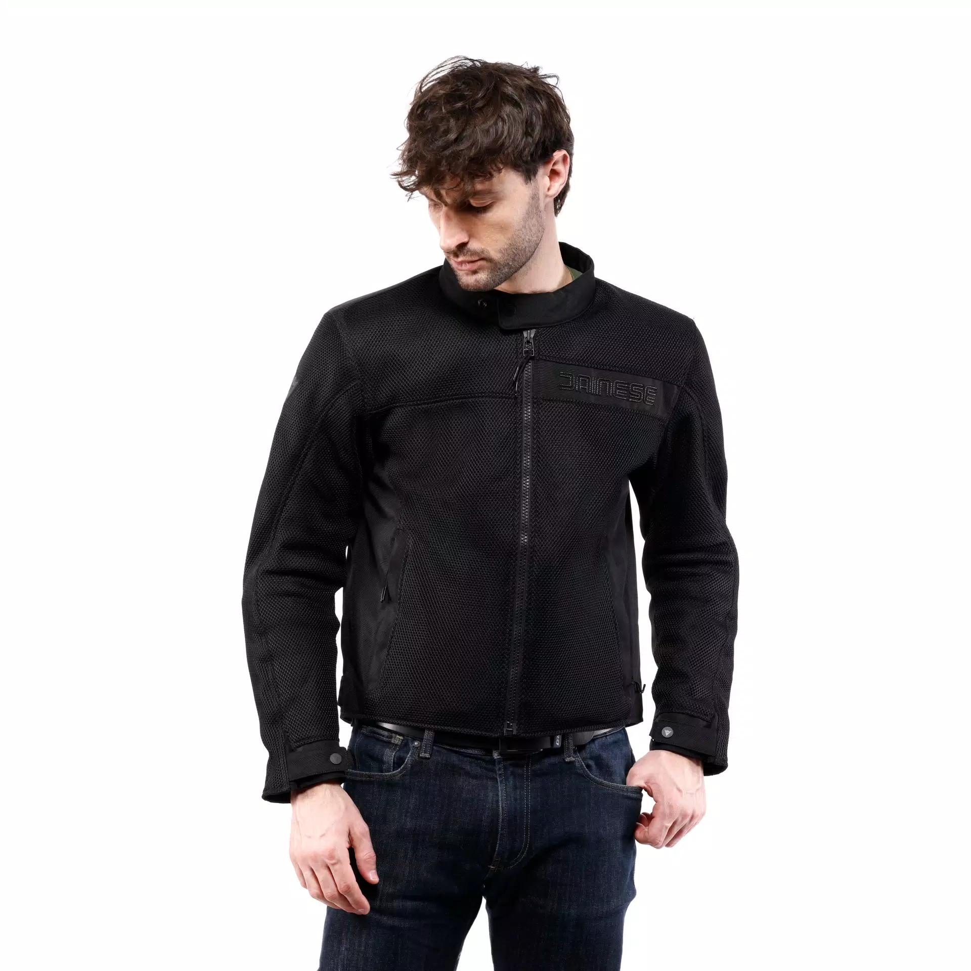 LISBONA AIR TEX - BLOUSON MOTO D'&Eacute;T&Eacute; EN TEXTILE HOMME