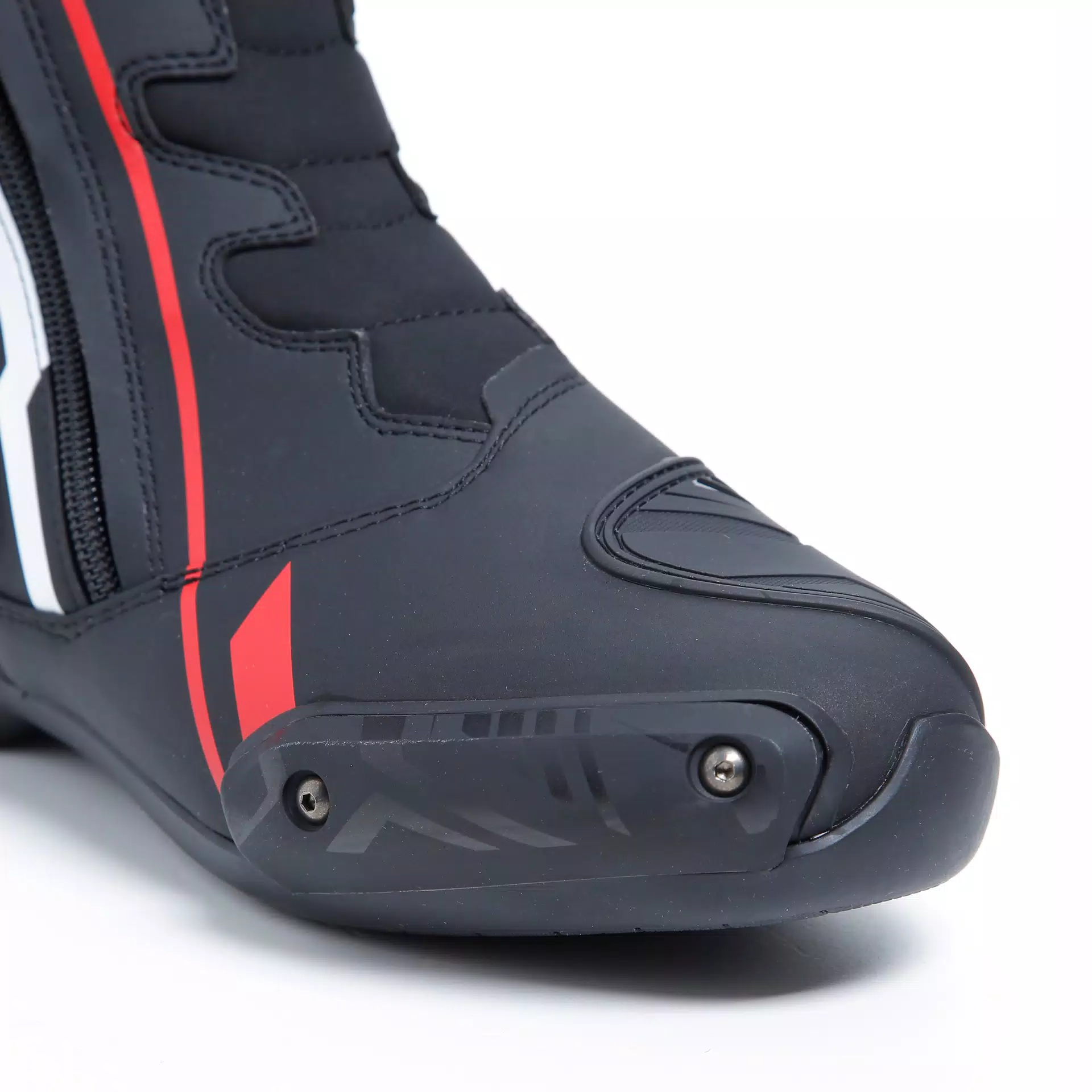 S-TR1 MEN'S MOTORCYCLE BOOTS - BLACK/RED/WHITE