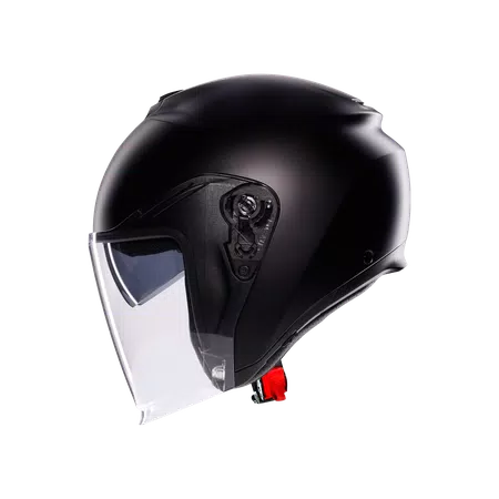 IRIDES MONO MATT BLACK - MOTORBIKE OPEN FACE HELMET E2206 -  - 4