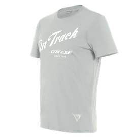 PADDOCK TRACK T-SHIRT GLACIER-GRAY/WHITE- Casual Wear