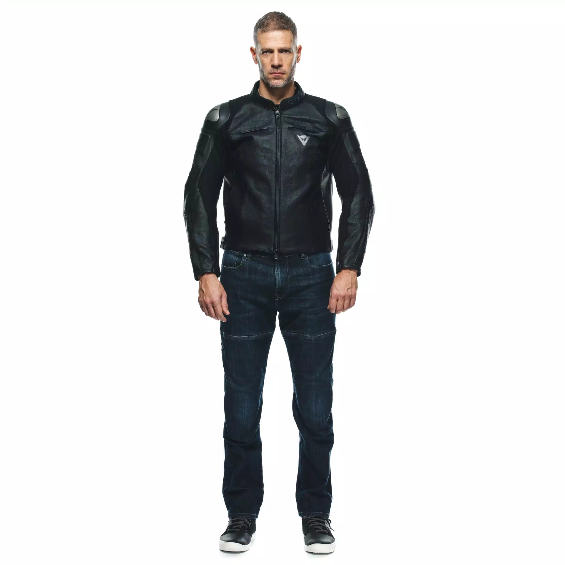 ESSENTIAL RACING LEATHER PERF. JACKET