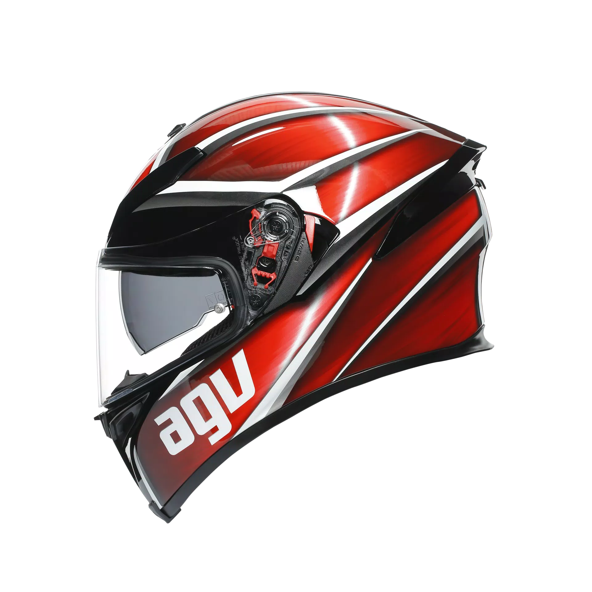 K5 S AGV E2205 MULTI MPLK - TEMPEST BLACK/RED