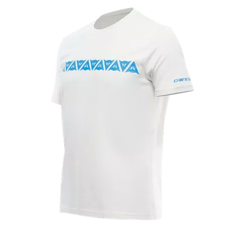 DAINESE STRIPES - MEN'S T-SHIRT - LIGHT-GRAY/DIRECTOIRE-BLUE - 1
