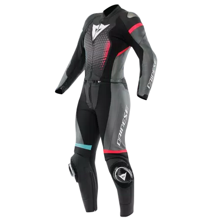 FULMINEA - ZWEITEILIGER LEDERANZUG DAMEN - BLACK/ANTHRACITE/WHITE - 1