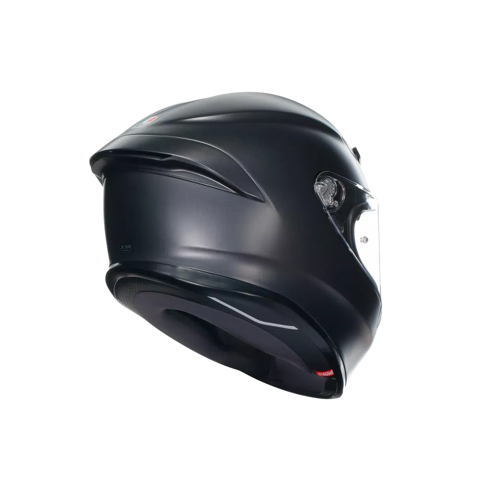 K6 S MATT BLACK - MOTORBIKE FULL FACE HELMET E2206 -  - 6
