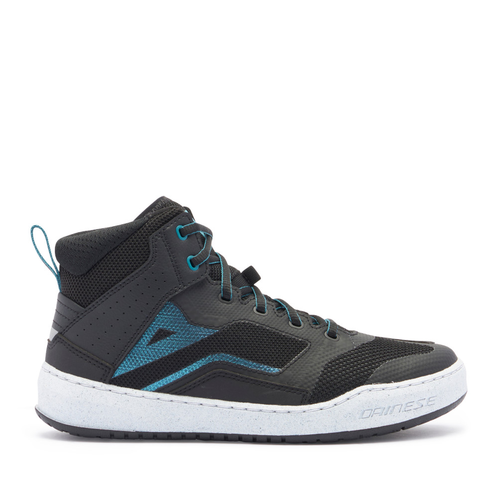 suburb-air-scarpe-moto-estive-in-tessuto-donna-black-white-harbor-blue image number 1