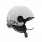 MOMODESIGN FGTR CLASSIC GLOSSY WHITE / BLACK - JET HELMET WITH VISOR E2206