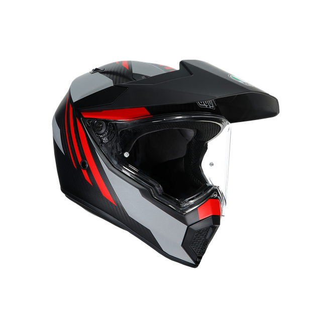 ax9-refractive-adv-matt-carbon-red-casco-moto-integral-e2205 image number 0