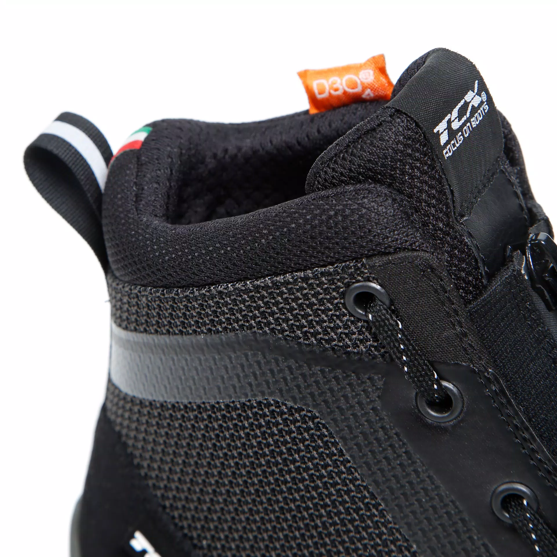 IKASU AIR MEN'S SUMMER MOTORCYCLE SHOES - BLACK