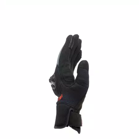 MIG 3 AIR - MEN'S MOTORCYCLE TEXTILE SUMMER GLOVES - BLACK/FLUO-RED - 2