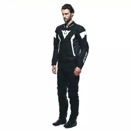 DRAKE 2 AIR - HEREN MOTORFIETSBROEK VOOR DE ZOMER IN STOF - BLACK/BLACK - 4