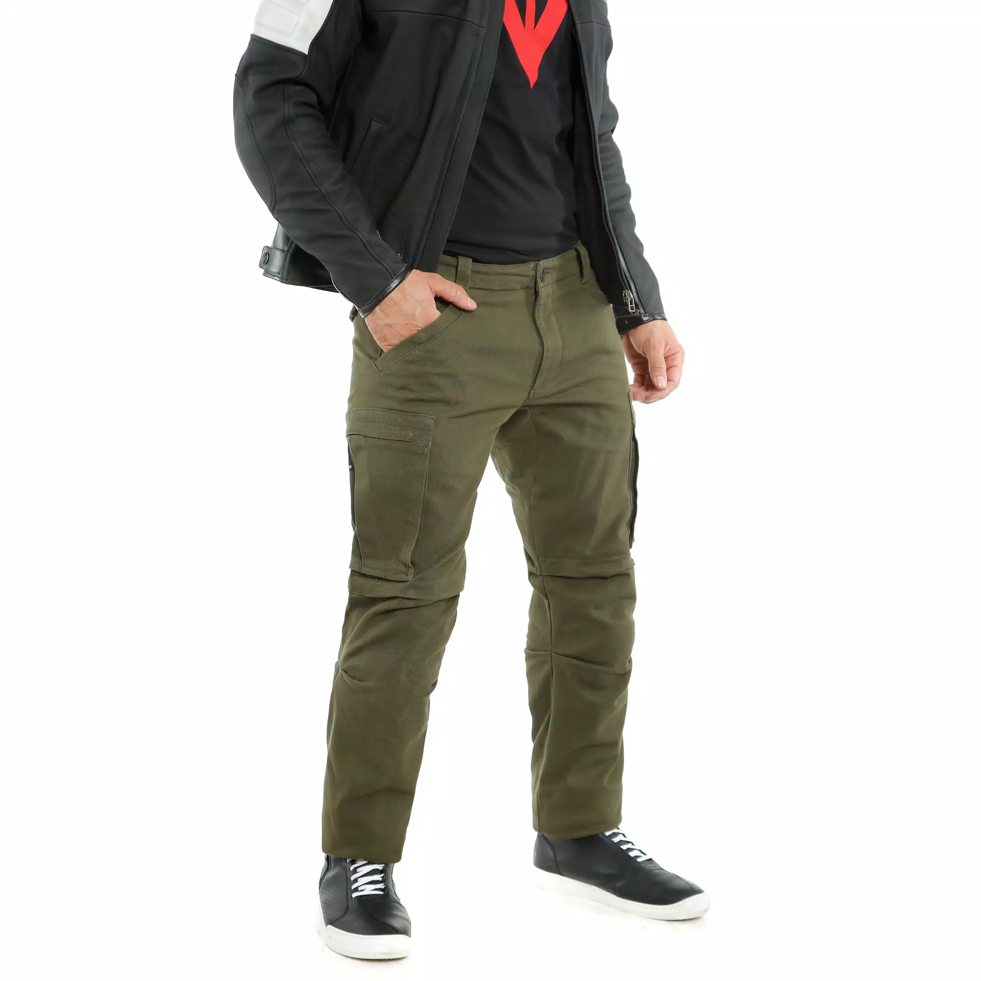 COMBAT - MEN'S MOTORCYCLE PANTS IN FABRIC