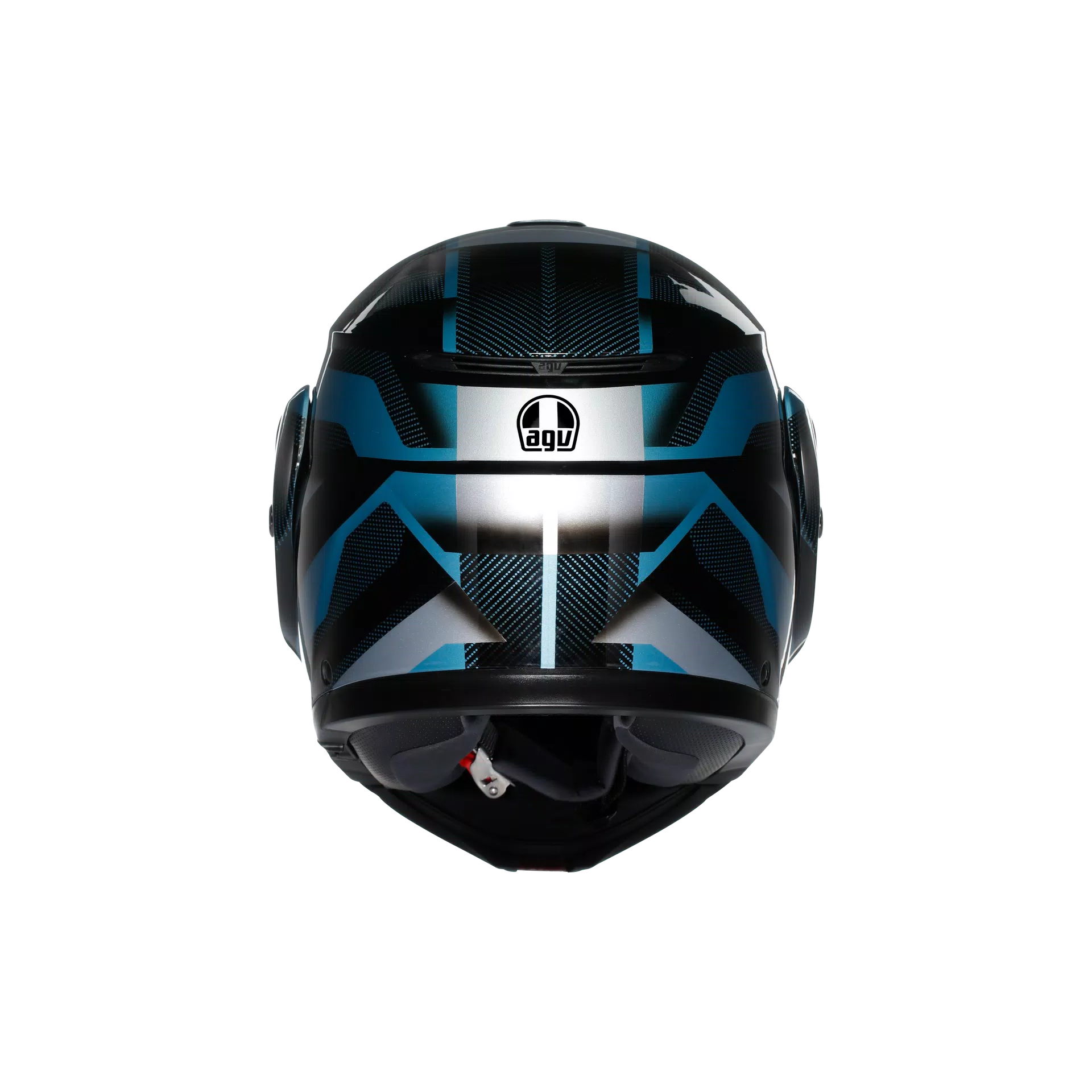 STREETMODULAR LEDRO MATT BLACK/POWDER BLUE - MOTORBIKE FLIP UP HELMET DOT(E2206)