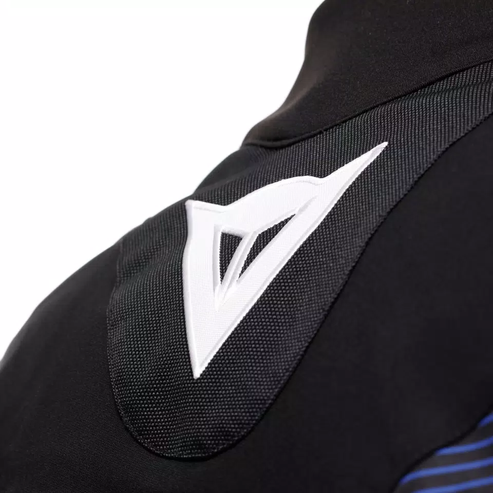 SUPER SPRINT D-DRY - CHAQUETA DE MOTO IMPERMEABLE PARA HOMBRE - BLACK/BLUE/WHITE - 5