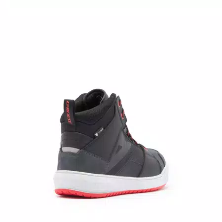 SUBURB D-WP - HEREN WATERDICHTE MOTORFIETS SCHOENEN - BLACK/WHITE/RED-LAVA - 3