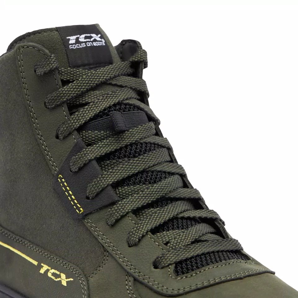 MOOD 2 GORE-TEX® SNEAKER MOTO IMPERMEABILI UOMO - VERDE/NERO/GIALLO -  - 7