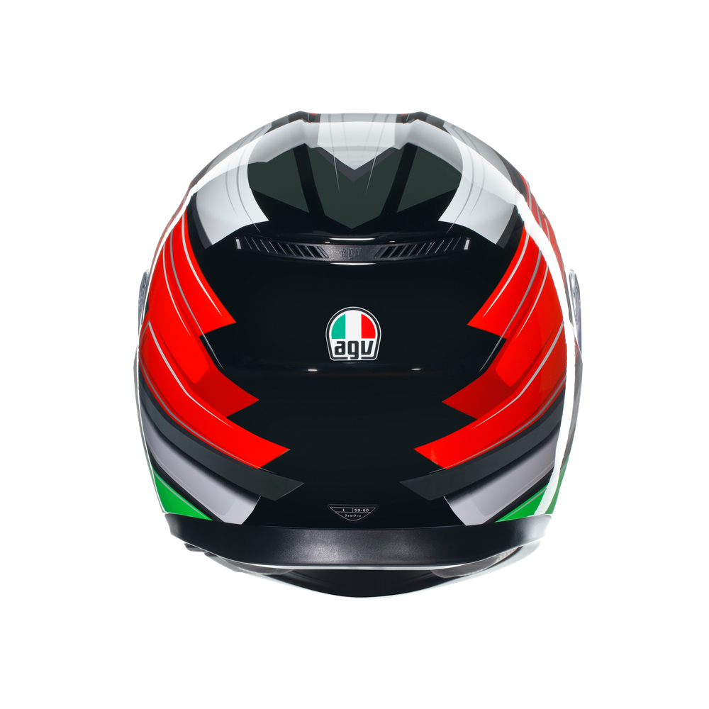 k3-wing-black-italy-motorbike-full-face-helmet-e2206 image number 4