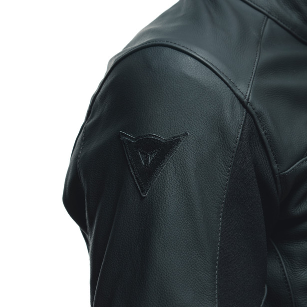 razon-2-giacca-moto-in-pelle-uomo-black image number 11