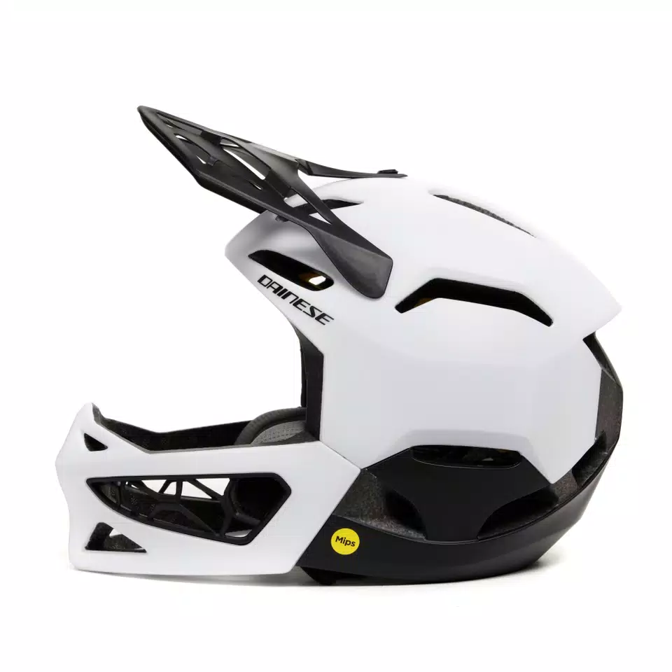 LINEA 01 MIPS - FULL FACE BIKE HELMET - WHITE/BLACK - 3