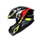 K6 S ERAZER BLACK/RED/YELLOW FLUO - MOTORBIKE FULL FACE HELMET DOT (E2206)