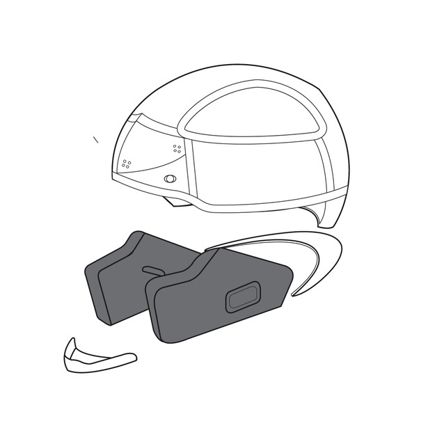 AGV CHEEK PADS K-4 EVO (L) - null