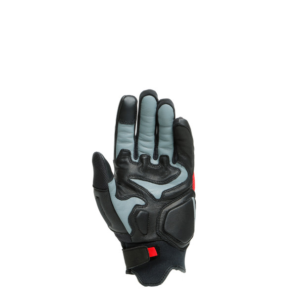 d-explorer-2-gloves-glacier-gray-blue-lava-red-black image number 2