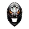 K1 S LYZARD MATT BLACK/GREY/RED - MOTORBIKE FULL FACE HELMET E2206