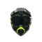 AX9 STEPPA CARBON/GREY/YELLOW FLUO - MOTORBIKE FULL FACE HELMET E2205
