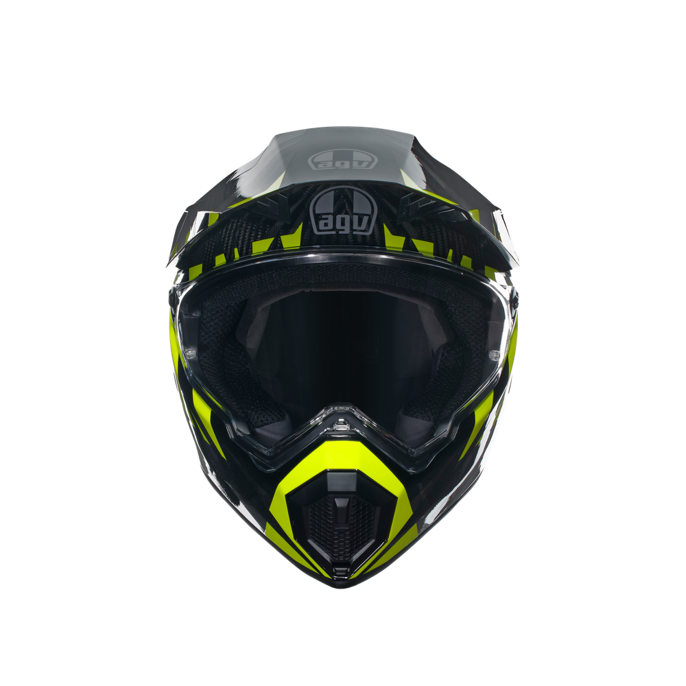 ax9-steppa-carbon-grey-yellow-fluo-casco-moto-integral-e2205 image number 1
