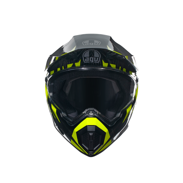 ax9-steppa-carbon-grey-yellow-fluo-casco-moto-integral-e2205 image number 1
