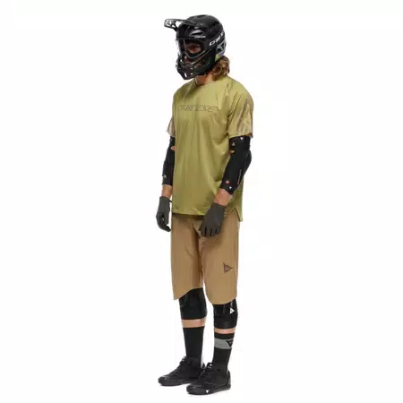 HG AER JERSEY SS - MEN'S SHORT SLEEVE BIKE T-SHIRT - AVOCADO OIL/BROWN/TAUPE - 4