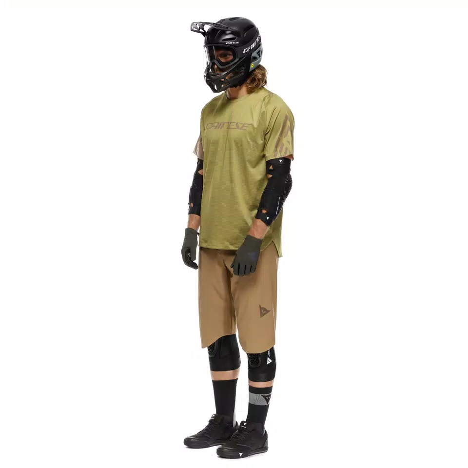 HG AER JERSEY SS - HEREN FIETSSHIRT MET KORTE MOUWEN - AVOCADO OIL/BROWN/TAUPE - 4