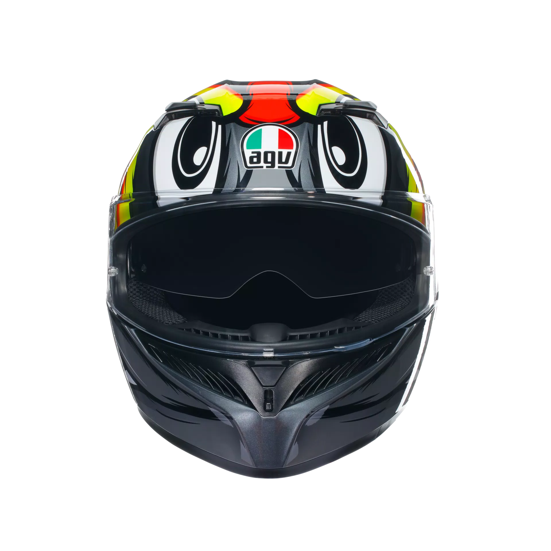 K3 BIRDY 2.0 GREY/YELLOW/RED - CASCO MOTO INTEGRALE E2206