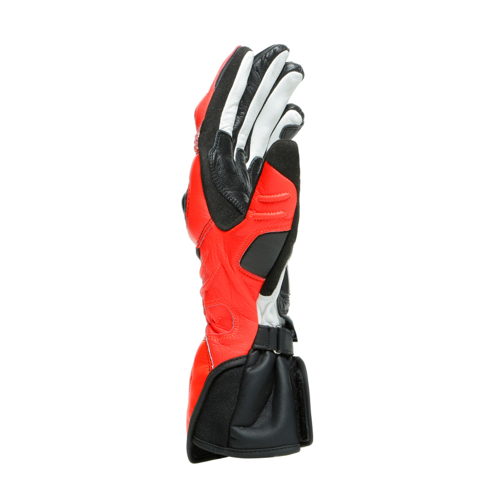 carbon-3-long-gloves-black-fluo-red-white image number 1