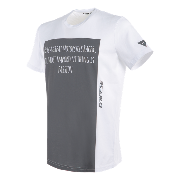 RACER-PASSION T-SHIRT WHITE/ANTHRACITE- Casual Wear