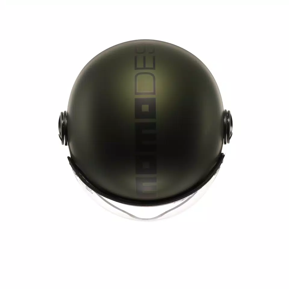 MOMODESIGN FGTR EVO MATT GREEN / BLACK - JET HELMET WITH DUAL VISOR E2206 -  - 6
