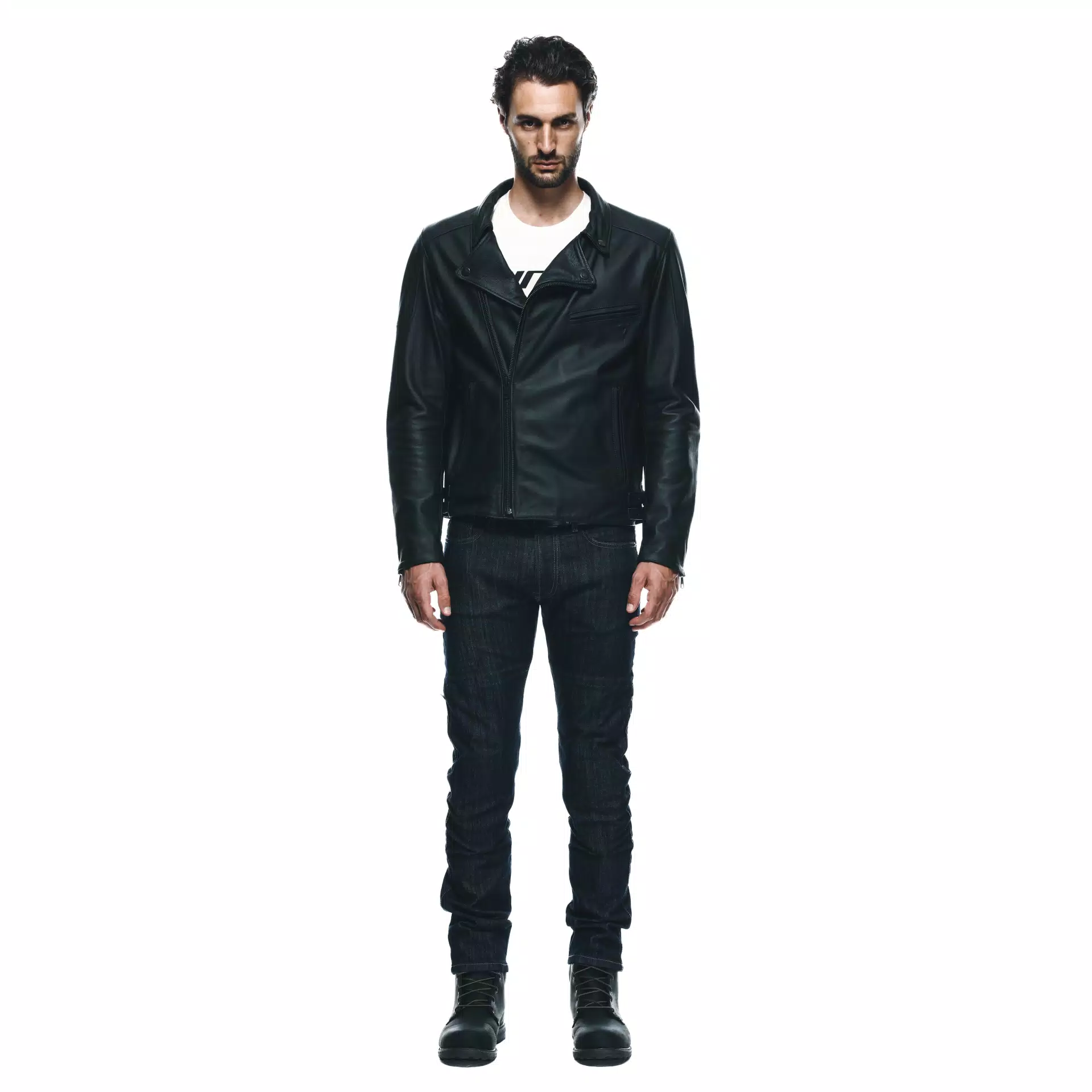 CHIODO - MEN'S MOTORCYCLE LEATHER JACKET