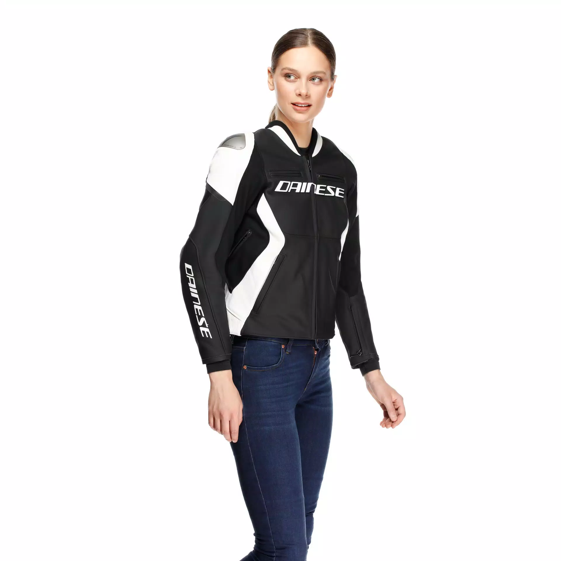 RACING 5 - GIACCA MOTO IN PELLE DONNA