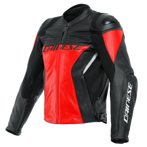 racing-4-giacca-moto-in-pelle-uomo-lava-red-black image number 0
