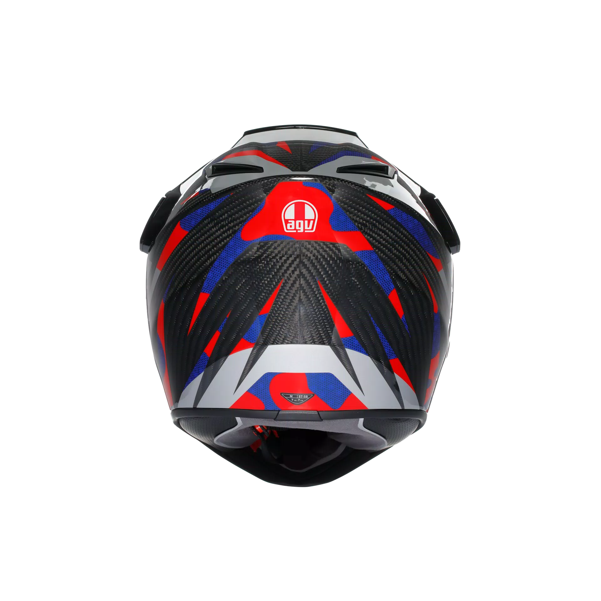 AX9 AGV E2206 MPLK - STEPPA CARBON/RED/BLUE