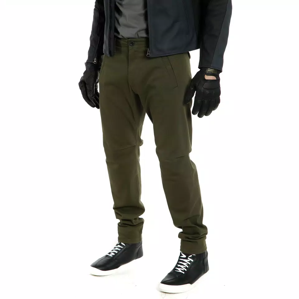 CHINOS TEX PANTS OLIVE Dainese