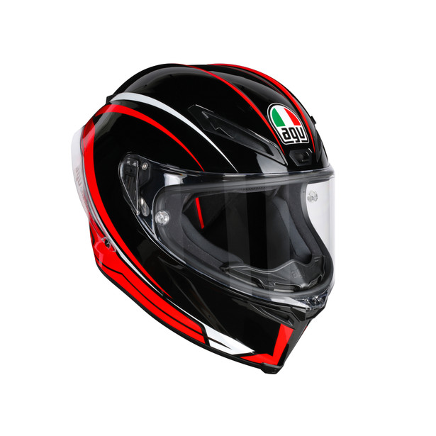 CORSA R MULTI ECE DOT PLK - ARRABBIATA BLACK/RED - Corsa R