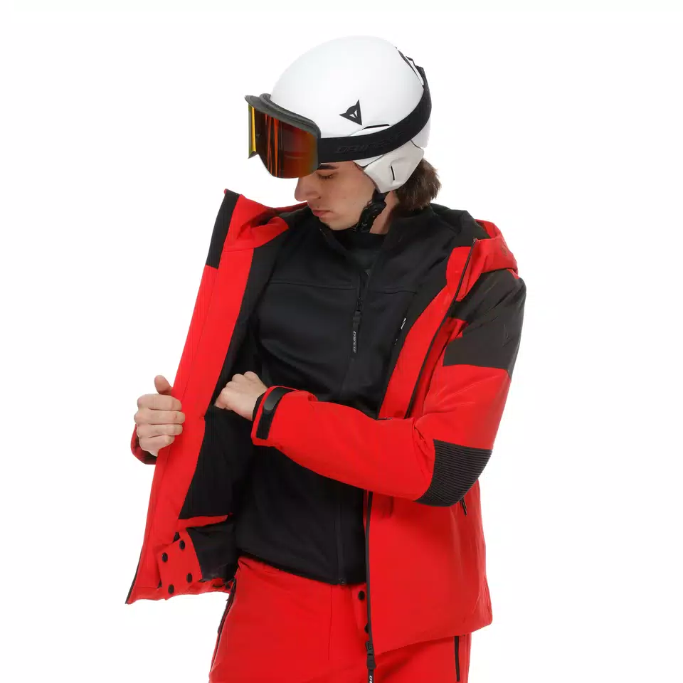 SPEED DEMON LAB DOMEAIR™ PRO - MEN’S SKI JACKET - RACING RED/STRETCH LIMO - 8