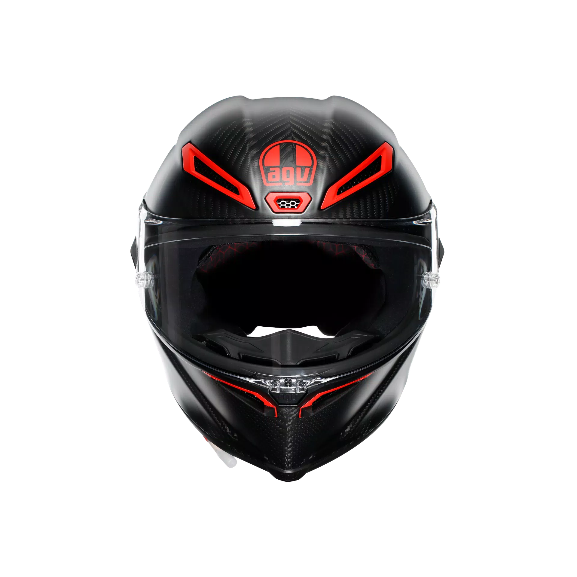 PISTA GP RR INTREPIDO MATT CARBON/BLK/RED - MOTORBIKE FULL FACE HELMET E2206 DOT