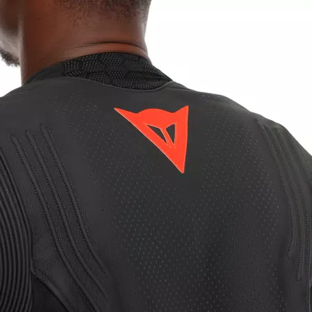 RACING 5 &ndash; PERFORIERTE LEDER-MOTORRADJACKE HERREN - BLACK/BLACK/RED-FLUO - 7
