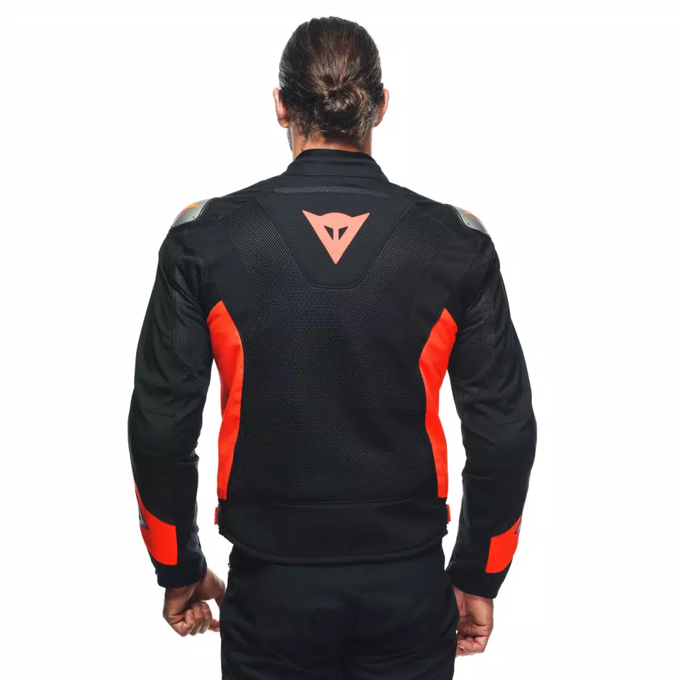 ENERGYCA AIR TEX JACKET BLACK FLUO RED Dainese